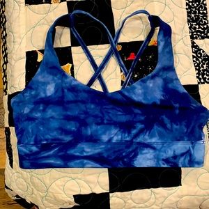 Zyia Hendrix Blue Strappy Sports Bra